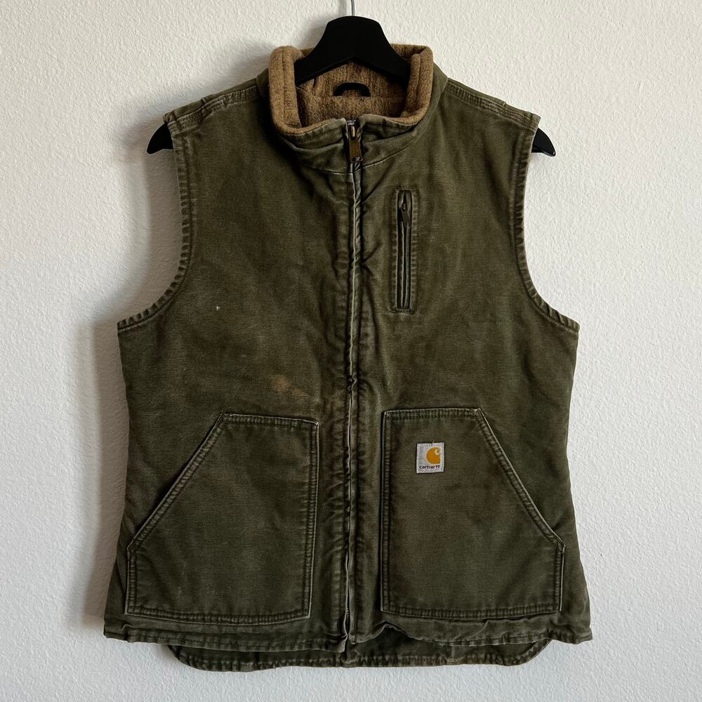 Carhartt WOMENS WV001 LOV green work wear vest